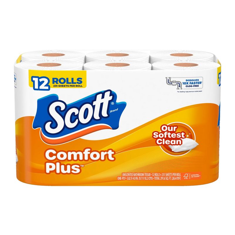 Scott Comfort Plus Toilet Paper, 3 of 10