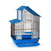 Parakeet House Bird Cage Blue - 4 of 4