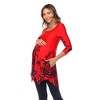 Maternity 'Ganette' Tunic - White Mark - 2 of 4