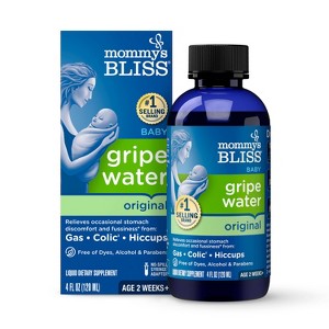 Mommy's Bliss Gripe Water for Babies with Gas, Colic or Stomach Discomfort - 4 fl oz - 1 of 4