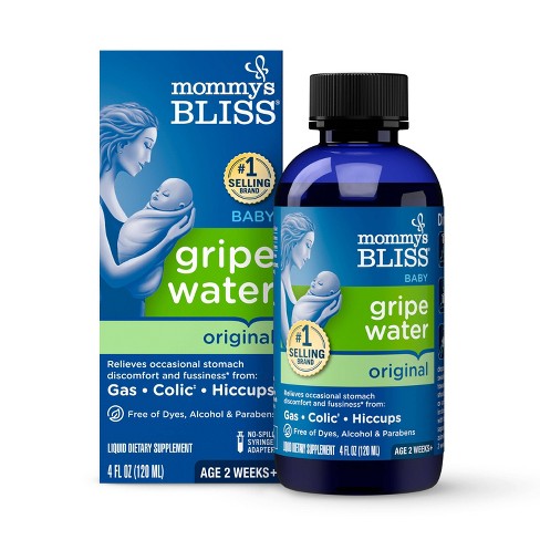 Mommy's Bliss Gripe Water for Babies with Gas, Colic or Stomach Discomfort - 4 fl oz - image 1 of 4