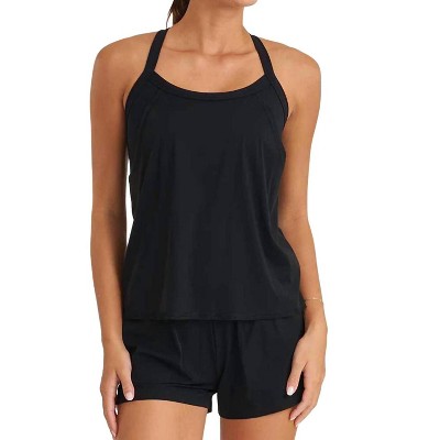 Women's Strappy Double Layer Performance Bra Tank Top - THRIVE SOCIETE