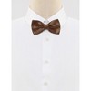 Allegra K Men's Pre-tied Solid Adjustable Classic Tuxedo Wedding Bow Ties - 2 of 4