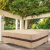 Maggift Plant Covers, Large Patio Furniture Covers Waterproof UV and Wind-Resistant High Wind Resistant Anti-Fading, Brown 126.00"*84.00"*31.00" - 2 of 4