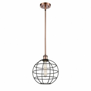 Lake Placid - 1 Light Stem Hung Pendant In Industrial Style-12.5 Inches Tall and 10 Inches Wide - 1 of 1