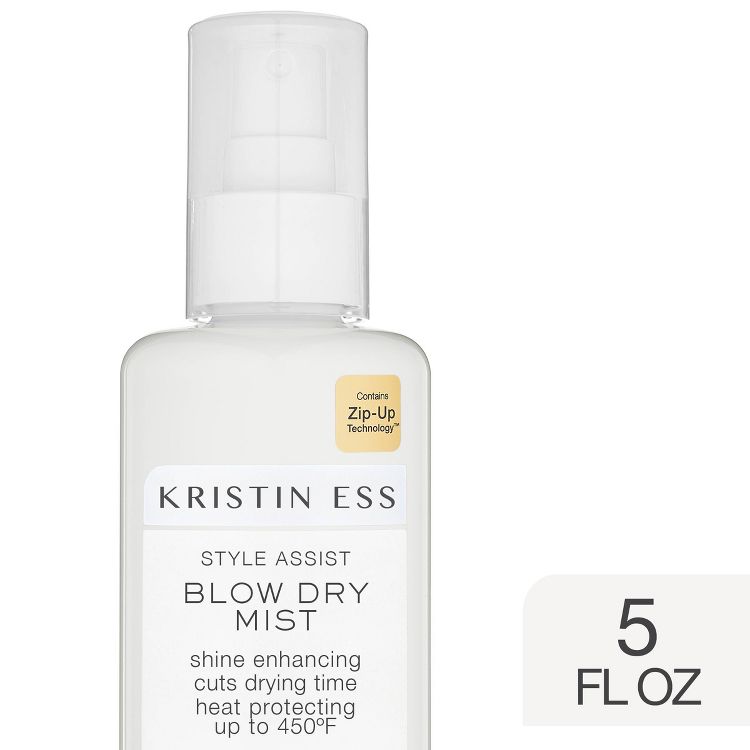 Kristin Ess 450°F Hydrating Heat Protectant Spray - Style Assist Blow Dry Mist for Straight, Wavy + Curly Hair - 5 fl oz, 1 of 8