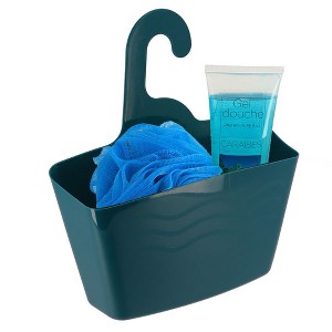 Evideco French Home Goods Hanging Shower Caddy Basket with Hook - Space-Saving Bathroom Organizer - Rustproof - 1 of 4