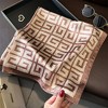 Anna-Kaci Women's Satin Square Scarf with Geometric Pattern Design 27.5×27.5 Inches - 2 of 4