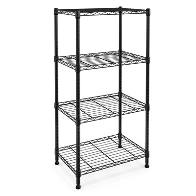 AndMakers 4 Tiers Steel Adjustable Household Shelving Unit (29.5 in. W x 47.2 in. H x 13.7 in. D)