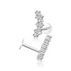 Pure Collection by Ross-Simons 0.15 ct. t.w. Diamond Flat-Back Ear Climbers in Sterling Silver - 3 of 4