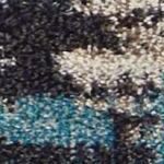 ivory/teal blue