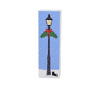 Cat's Meow Village 3.0 Inch Holiday Lamppost Christmas In Williamsburg Series 2023 Village Accessories - 1 of 3