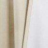 Faux Linen Absolute Blackout Grommet Top Single Window Curtain Panel - Lush Décor - 4 of 4