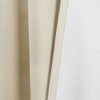 Faux Linen Absolute Blackout Grommet Top Single Window Curtain Panel - Lush Décor - image 4 of 4