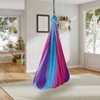 Sensory Swing with 360° Swivel, Double Layer Therapy Cuddle Hammock for Kids & Adults, Holds 300 LB, Indoor & Outdoor Use.(59x55 in) - 4 of 4