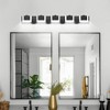 Dimmable LED Bathroom Vanity Light,Modern Black Acrylic Vanity Fixture Over Mirror,Wall Sconce for Bathroom/Bedroom - 4 of 4