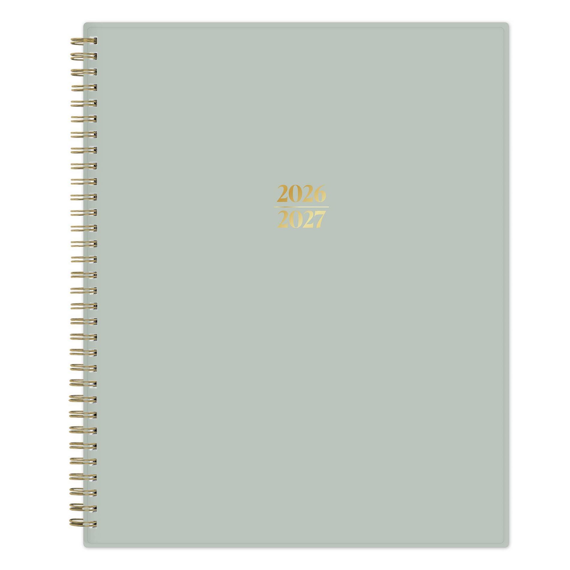 The Everygirl 8.5"x11" 2026-2027 Weekly/Monthly Planner Solid Soft Sage Safety Wirebound