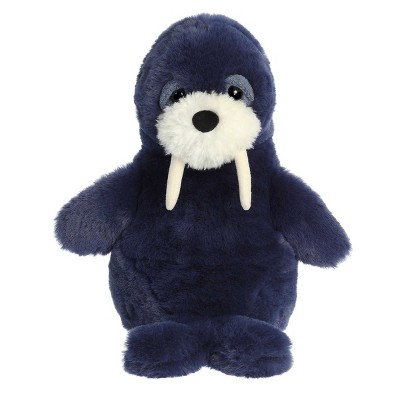 Aurora Large Da Walrus Sluuumpy Cozy Stuffed Animal Blue 15"