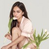 Anna-Kaci Lounge Women's Satin Pajama Set with Lace Trim Short Sleeve Button Top and Elastic Waist Shorts - 4 of 4