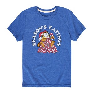 Boys' - Garfield - Seasons Eatings Short Sleeve Graphic T-Shirt - 1 of 4