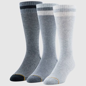 Signature Gold by GOLDTOE Men's Comfort Top Pique Crew Socks 3pk - 6-12.5 - 1 of 2