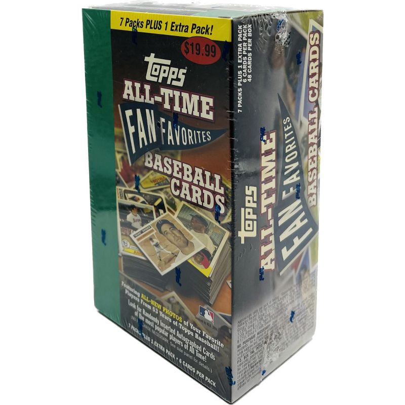 2004 Topps All-Time Fan Favorites 8-Pack Baseball Blaster Box, 1 of 3