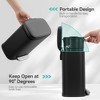 1.3 Gallon Trash Can, Stainless Steel Kitchen Trash Can with Lid, Soft Close Step-On Pedal, 5 Liters Ideal - 3 of 4