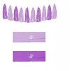 Meant2tobe Happy Birthday Decoration - Purple- 24 Pieces - image 2 of 4