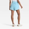 Women's Mid-Rise Foldover Waistband Woven Shorts 2" - JoyLab™ - 2 of 3