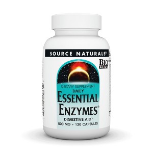 Daily Essential Enzymes 500mg by Source Naturals, Inc.  -  120 Capsule - 1 of 3