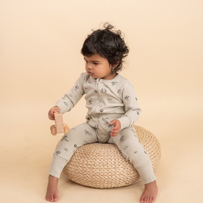 Makemake Organic Organic Convertible Zip Romper - Surf, 12-18 Months