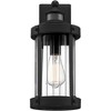 John Timberland Stan Industrial Outdoor Wall Light Fixtures Set of 2 Textured Black Motion Sensor 15" Clear Glass for Exterior Barn - 3 of 4