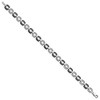 Black Bow Jewelry Black & White Diamond 7mm Square Link Bracelet in Sterling Silver - 2 of 4