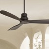 52" Casa Vieja Delta-Wing DC Modern Industrial 3 Blade Indoor Outdoor Ceiling Fan with Remote Control Matte Black Damp Rated for Patio Exterior House - 2 of 4