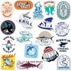 Shark Week 50ct Vinyl Large Deluxe Stickers Variety Pack - Laptop, Water Bottle, Scrapbooking, Tablet, Skateboard, Indoor/Outdoor - 4 of 4