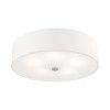 Livex Lighting Meridian 5 - Light Semi-Flush Mount in  Brushed Nickel - 4 of 4