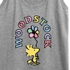 Women's - Peanuts - Woodstock Flower Graphic Racerback Tank - 2 of 4