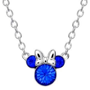 Disney Minnie Mouse Birthstone Necklace - 1 of 4