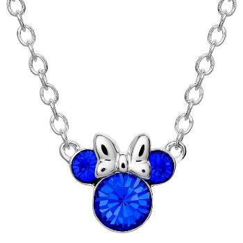 Disney Minnie Mouse Birthstone Necklace : Target