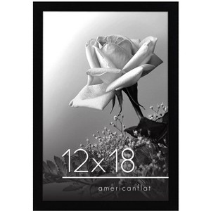 Americanflat 12x18 Poster Frame with Polished Plexiglass - Epic Collection - Gallery Wall Frames with Engineered Wood - Black - 1 of 4