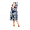 Women's Ella V-Neck A Line Midi Dress - Curve Market - 3 of 4