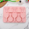 Unique Bargains Chocolate Mould 10-Cavity Badminton Theme Candy Mould Hand Wash 6.61"x4.69"x0.71" 1 Pc - 2 of 4