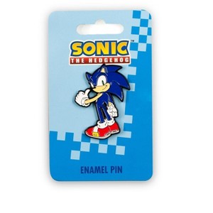 Just Funky Sonic the Hedgehog Sonic Enamel Collector Pin - 1 of 4