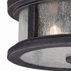 Vaxcel Cumberland 2 - Light Flush Mount in  Rust Iron - 3 of 4