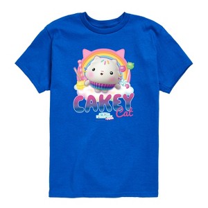 Boys' - Gabby's Dollhouse - Cakey Cat Tee Short Sleeve Graphic T-Shirt - 1 of 4