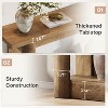 Tribesigns 63"Farmhouse Console Table, Narrow Long Sofa Table Behind The Couch, 2-Tier Storage Entryway Furniture for Living Room - 4 of 4