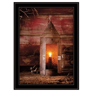 "Tinner's Lantern" By Irvin Hoover, Ready to Hang Framed Print, Black Frame - 1 of 1