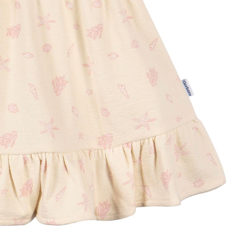 Gerber Toddler Girls' Short Sleeve Dress, 4 of 8