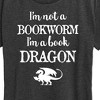 Women's - Instant Message - I'm A Book Dragon Short Sleeve Graphic T-Shirt - 2 of 4