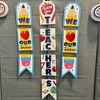 Big Dot of Happiness Thank You Teachers - Hanging Vertical Paper Door Banners - Teacher Appreciation Wall Decoration Kit - Indoor Door Decor - 2 of 4